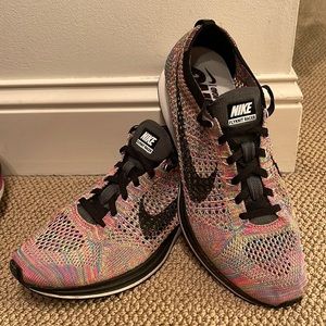 Nike flyknit racer.Wore these only 1 time so they are in excellent condition!
